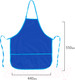 Миниатюра изображения товара Фартук для творчества Пифагор 228361 (синий, с нарукавниками)