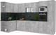 Миниатюра изображения товара Кухонный гарнитур Интерлиния Мила Лайт 1.68x3.4 левая (бетон/бетон/кастилло темный)