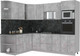 Миниатюра изображения товара Кухонный гарнитур Интерлиния Мила Лайт 1.88x2.6 левая (бетон/бетон/кастилло темный)