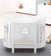 Миниатюра изображения товара Детская кроватка Italbaby Love Oval / 070.1400-0405 (белый)