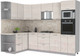 Миниатюра изображения товара Кухонный гарнитур Интерлиния Мила Лайт 1.68x2.8 левая (вудлайн кремовый/вудлайн кремовый/опал светлый)