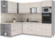Миниатюра изображения товара Кухонный гарнитур Интерлиния Мила Лайт 1.88x2.6 левая (вудлайн кремовый/вудлайн кремовый/опал светлый)