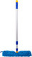 Миниатюра изображения товара Швабра-моп OfficeClean Professional двусторонняя (алюминиевая ручка 75-130см, насадка моп микрофибра 40см)