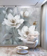 Миниатюра изображения товара Фотообои листовые Vimala 3D белые цветы (270x300)