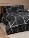 Миниатюра изображения товара Комплект постельного белья Amore Mio Мако-сатин Geo Микрофибра Евро / 93092 (черный/белый)
