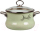 Миниатюра изображения товара Кастрюля СтальЭмаль Maestro 8SO165S (салатовый)