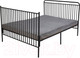 Миниатюра изображения товара Детская кровать-трансформер Polini Kids Vintage 400 / 0002471.22 (черный матовый)
