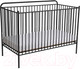 Миниатюра изображения товара Детская кровать-трансформер Polini Kids Vintage 400 / 0002471.22 (черный матовый)