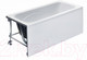 Миниатюра изображения товара Ванна акриловая Roca Line 160x70 / ZRU9302985 (с экраном)
