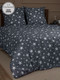 Миниатюра изображения товара Комплект постельного белья Amore Mio Мако-сатин Stars Микрофибра 2сп 24474 / 93805 (серый/белый)