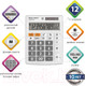 Миниатюра изображения товара Калькулятор Brauberg Ultra-12-WT / 250496 (белый)