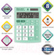 Миниатюра изображения товара Калькулятор Brauberg Ultra Pastel-08-LG / 250515 (мятный)