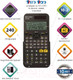 Миниатюра изображения товара Калькулятор Brauberg SC-850 / 250525 (черный)