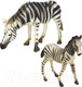 Миниатюра изображения товара Набор фигурок коллекционных Masai Mara Мир диких животных. Семья зебр / MM211-110
