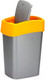 Миниатюра изображения товара Мусорное ведро Curver Flip Bin 02170-535-00 (10л, серый/оранжевый)