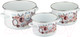 Миниатюра изображения товара Набор кастрюль Appetite №19 Roses 1KB191M