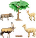 Миниатюра изображения товара Набор фигурок коллекционных Masai Mara Мир диких животных / MM211-226