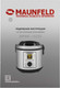 Миниатюра изображения товара Мультиварка Maunfeld MPMC-1625S