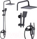 Миниатюра изображения товара Душевая система со смесителем REA Hass Black REA-B9968