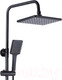 Миниатюра изображения товара Душевая система со смесителем REA Hass Black REA-B9968