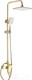 Миниатюра изображения товара Душевая система со смесителем REA Hass Matt Gold REA-B9972