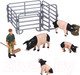 Миниатюра изображения товара Набор фигурок коллекционных Masai Mara На ферме / MM215-347