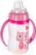 Миниатюра изображения товара Поильник Canpol Cute Animals / 56/512 (320мл, розовый)