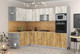 Миниатюра изображения товара Кухонный гарнитур Интерлиния Мила Лайт 1.68x2.8 левая (дуб белый/дуб золотой/дуб бунратти)