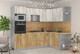 Миниатюра изображения товара Кухонный гарнитур Интерлиния Мила Лайт 1.68x2.6 правая (дуб белый/дуб золотой/дуб бунратти)