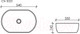 Миниатюра изображения товара Умывальник Ceramica Nova Element CN5023