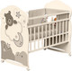 Миниатюра изображения товара Детская кроватка VDK Teodoro колесо-качалка (слоновая кость)