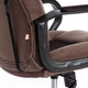 Миниатюра изображения товара Кресло геймерское Tetchair Driver флок/ткань (коричневый)