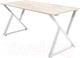 Миниатюра изображения товара Обеденный стол Millwood Дели Л18 120x70x75 (дуб белый крафт/металл белый)