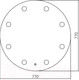 Миниатюра изображения товара Зеркало Silver Mirrors Odry D770 / LED-00002480