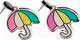 Миниатюра изображения товара Серьги Bradex Зонтики / AS 1645