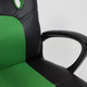 Миниатюра изображения товара Кресло геймерское AksHome Flaviy (черный/серый/салатовый)