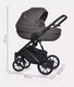 Миниатюра изображения товара Детская универсальная коляска Riko Basic Delta Ecco 2 в 1 (12/мокко)