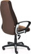 Миниатюра изображения товара Кресло офисное Tetchair Inter кожзам/флок/ткань (коричневый)