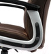 Миниатюра изображения товара Кресло офисное Tetchair Inter кожзам/флок/ткань (коричневый)