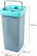 Миниатюра изображения товара Набор для уборки Laima Compact Mop Швабра с отжимом и двухкамерным ведром 7л / 607389 (3 насадки)