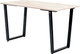 Миниатюра изображения товара Обеденный стол Millwood Уэльс Л18 120x70 (дуб белый крафт/металл черный)
