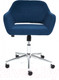 Миниатюра изображения товара Кресло офисное Tetchair Modena хром/флок (синий 32)