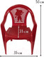 Миниатюра изображения товара Стул детский Стандарт Пластик Групп 38x35x53.5 (красный)