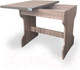 Миниатюра изображения товара Обеденный стол Анмикс Раскладной ИП 01-340000 (ЛДСП, ясень шимо темный)