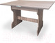 Миниатюра изображения товара Обеденный стол Анмикс Раскладной ИП 01-340000 (ЛДСП, ясень шимо темный)