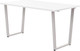 Миниатюра изображения товара Обеденный стол Millwood Уэльс Л18 130x80 (белый/металл белый)
