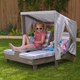 Миниатюра изображения товара Шезлонг KidKraft Для двоих с тентом / 20044_KE