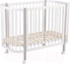 Миниатюра изображения товара Детская кровать-трансформер Polini Kids Simple 350 / 0003126-16 (белый/серый)