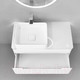 Миниатюра изображения товара Тумба под умывальник Jorno Shine 90 / Shi.01.90/P/W (подвесная)