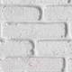 Миниатюра изображения товара Панель ПВХ Декоруст Стандарт New Кирпич белый-347 (2500x250x7мм)
